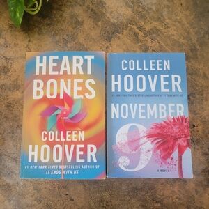 Heart Bones & November 9 Paperback Romance Novels By Colleen Hoover GUC